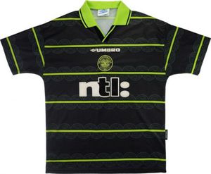 Koszulka piłkarska Celtic Glasgow Retro away 1999-00 Umbro #7 Larsson
