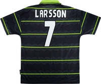 Koszulka piłkarska Celtic Glasgow Retro away 1998/99 Umbro #7 Larsson