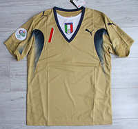Koszulka piłkarska WŁOCHY Retro Goalkeeper PUMA World Cup 2006 #1 BUFFON