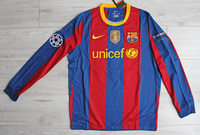 Koszulka piłkarska FC BARCELONA Retro Home Long Sleeve 10/11 Nike #10 Messi