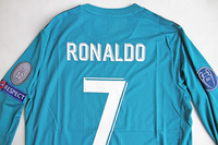 Koszulka piłkarska REAL MADRYT 3rd Retro 17/18 ADIDAS Adizero #7 Ronaldo