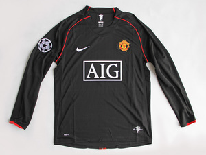 Koszulka piłkarska Manchester United away Retro 07/08 Nike Long Sleeve #7 Ronaldo