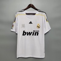 Koszulka piłkarska REAL MADRYT Home Retro 09/10 Adidas #9 Ronaldo