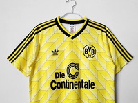 Koszulka piłkarska Borussia Dortmund Retro Home 1988/89  Adidas