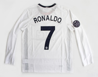 Koszulka piłkarska Manchester United Away Retro Long Sleeve 08/09 Nike #7 Ronaldo