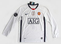 Koszulka piłkarska Manchester United Away Retro Long Sleeve 08/09 Nike #7 Ronaldo
