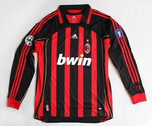 Koszulka piłkarska AC MILAN Retro Home long sleeve 2006/07 Adidas #3 Maldini
