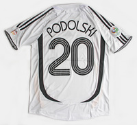 Koszulka piłkarska NIEMCY Home Retro World Cup 2006 Adidas #20 Podolski