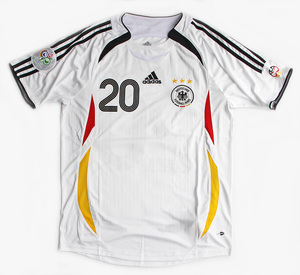 Koszulka piłkarska NIEMCY Home Retro World Cup 2006 Adidas #20 Podolski
