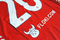 Koszulka piłkarska SSC NAPOLI 21/22 Ltd Edition Red Maradona Match EA7 #20 Zieliński