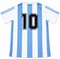 Koszulka piłkarska ARGENTYNA Home Retro 1993 Adidas #10 MARADONA