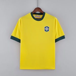 Koszulka piłkarska BRAZYLIA Home Retro 1970