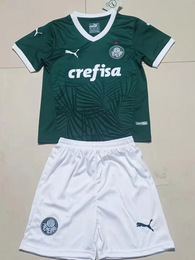 Dziecięcy zestaw piłkarski PALMEIRAS home 22/23 Puma (koszulka+spodenki)