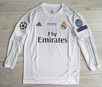 Koszulka piłkarska REAL MADRYT Home Retro 15/16 FINAL MILANO 2016 Adidas #7 Ronaldo