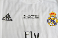 Koszulka piłkarska REAL MADRYT Home Retro 15/16 FINAL MILANO 2016 Adidas #7 Ronaldo