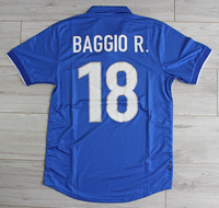 Koszulka piłkarska WŁOCHY Retro Home NIKE World Cup 98 #18 R.Baggio