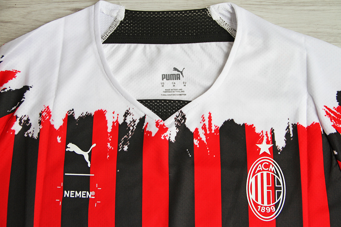 Puma AC Milan Authentic Home Shirt 2021-22 with Ibrahimovic 11 Printing