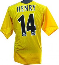 Koszulka piłkarska ARSENAL FC Retro Away 06/07 NIKE #14 Henry