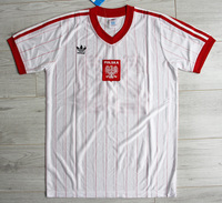 Koszulka piłkarska POLSKA Retro Home World Cup 1982 Adidas #20 Boniek
