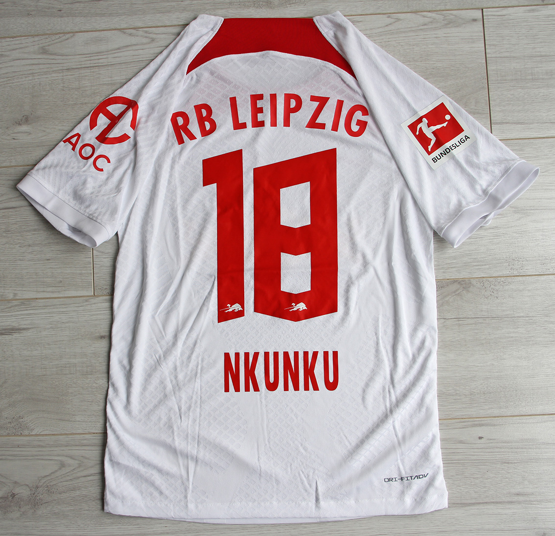 Nike RB Leipzig Home Nkunku 18 Jersey 2022-2023 (Official Printing)