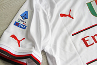 Dziecięcy zestaw piłkarski AC MILAN Away 22/23 PUMA (koszulka+spodenki+getry) #17 Leao