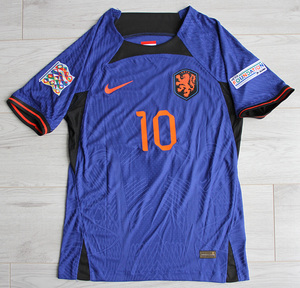 Koszulka piłkarska HOLANDIA Away Vapor Match 2022/23 NIKE #4 Van Dijk