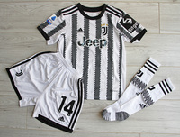 Dziecięcy zestaw piłkarski JUVENTUS TURYN ADIDAS Home 22/23 (koszulka+spodenki+getry) #14 Milik