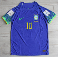 Koszulka piłkarska BRAZYLIA Away Vapor Match 2022/23 NIKE #10 Neymar Jr