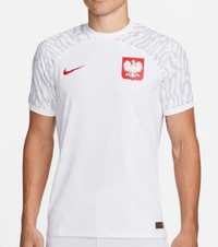 Koszulka piłkarska POLSKA Home Vapor Match 2022/23 NIKE #9 Lewandowski