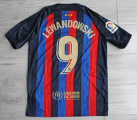 Koszulka piłkarska FC BARCELONA Home DRAKE 22/23 NIKE #9 Lewandowski