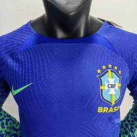 Koszulka piłkarska BRAZYLIA Away Vapor Match long sleeve 2022/23 NIKE #10 Neymar Jr