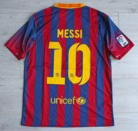 Koszulka piłkarska FC BARCELONA Retro Home 13/14 NIKE #10 Messi