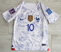 Dziecięcy zestaw piłkarski FRANCJA Away 2022/23 NIKE (koszulka+spodenki+getry) #10 MBAPPE