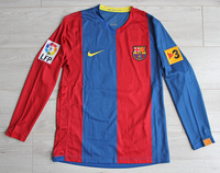 Koszulka piłkarska FC BARCELONA Retro Home 06/07 Long sleeve Nike #10 Ronaldinho