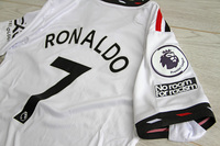 Dziecięcy zestaw piłkarski MANCHESTER UNITED ADIDAS Away 22/23 (koszulka+spodenki+getry) #7 Ronaldo