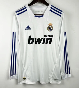 Koszulka piłkarska z długim rękawem REAL MADRYT Home Retro 2010/11 Adidas #7 Ronaldo