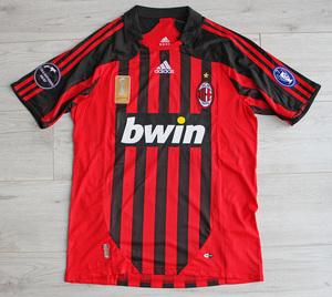 Koszulka piłkarska AC MILAN home Retro 07/08 Adidas #22 Kaka