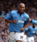 Koszulka piłkarska Manchester City Retro home 02/03 #39 Anelka Le coq Spotrif