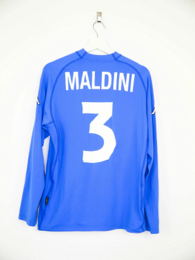Koszulka piłkarska WŁOCHY Home long sleeve Retro Kappa EURO 2000 #3 Maldini