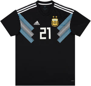 Koszulka piłkarska ARGENTYNA Retro away WORLD CUP 2018 Adidas #10 MESSI