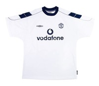 Koszulka piłkarska MANCHESTER UNITED Retro away 00/01 umbro #7 BECKHAM