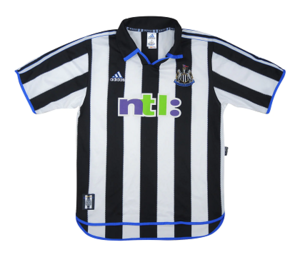 Koszulka piłkarska Newcastle United Retro home 2000/01 #9 Shearer Adidas