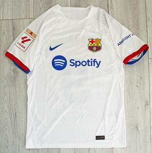 Koszulka piłkarska FC Barcelona away 23/24 Nike Vapor Match #9 Lewandowski