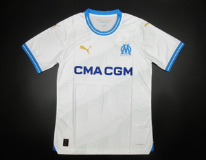 Koszulka piłkarska OLYMPIQUE Marsylia Authentic Home 23/24 Puma #10 Aubameyang