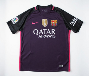 Koszulka piłkarska FC Barcelona Retro away 16/17 Nike #10 Messi