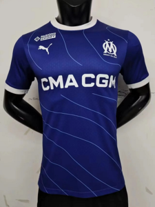 Koszulka piłkarska OLYMPIQUE Marsylia Authentic away 23/24 Puma #10 Aubameyang