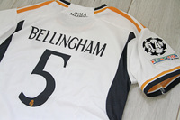Dziecięcy zestaw piłkarski REAL MADRYT home 23/24 ADIDAS (koszulka+spodenki+getry) #5 Bellingham