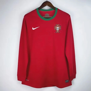Koszulka piłkarska PORTUGALIA home long sleeve Retro Nike EURO 2012 #7 Ronaldo