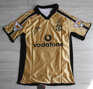 Koszulka piłkarska MANCHESTER UNITED Retro Away/3rd 01/02 Reversible UMBRO #7 BECKHAM