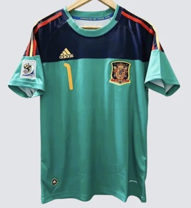 Koszulka bramkarska HISZPANIA Retro Adidas World Cup 2010 #1 Casillas